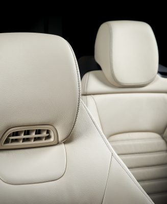 Seats in modern luxury car